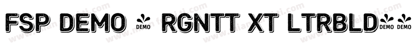 FSP DEMO - rgntt xt ltrBld字体转换